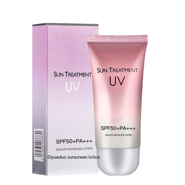 Crème Solaire SPF50+ — Bouclier UV & Base Maquillage