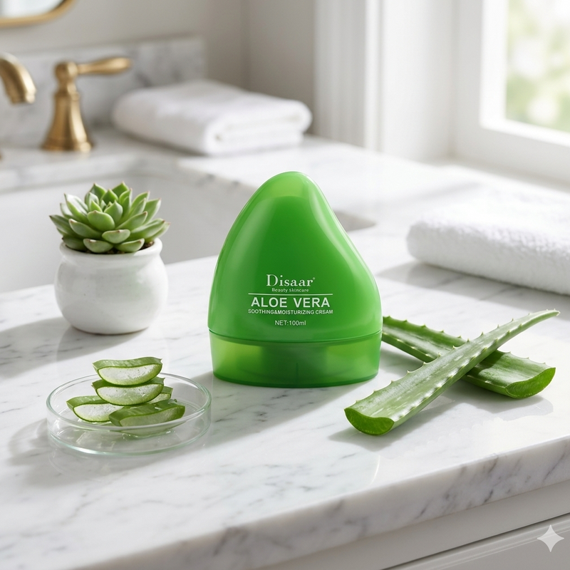 Crème Hydratante Aloe Vera — Apaisante & Nourrissante